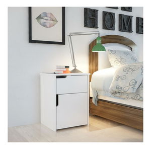 Nočný stolík Astra (biela)