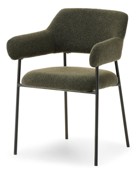 Jedálenská stolička Exigente (zelená + čierna)