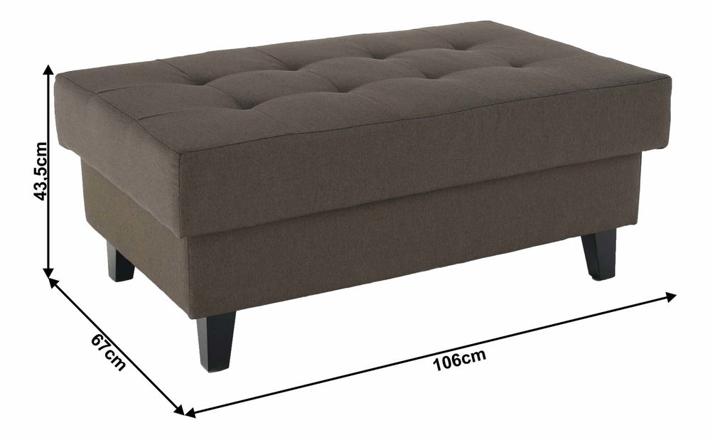 Tabure Alain 1 (tamnosmeđa + crna)