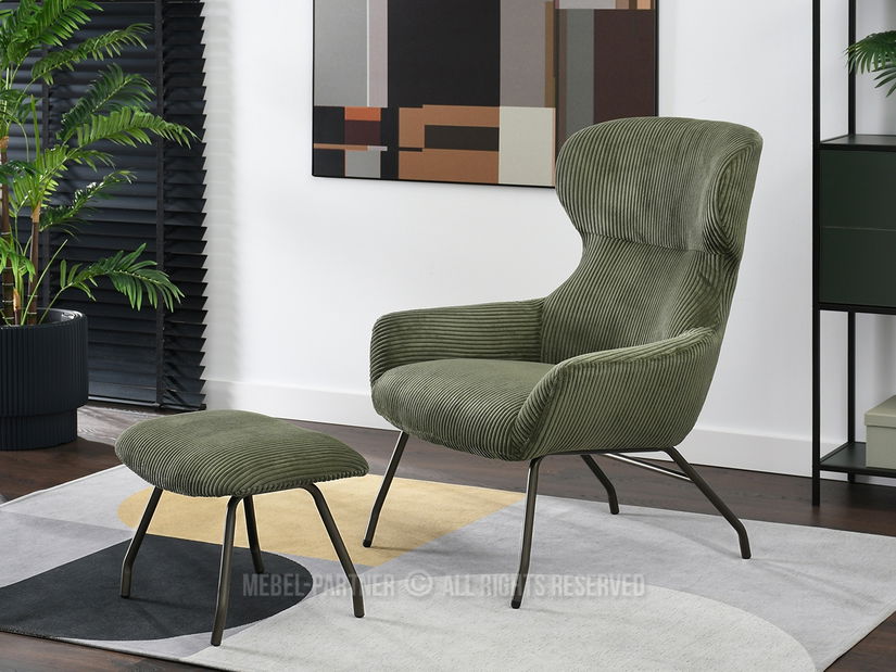 Kreslo Condor (zelená + grafit)