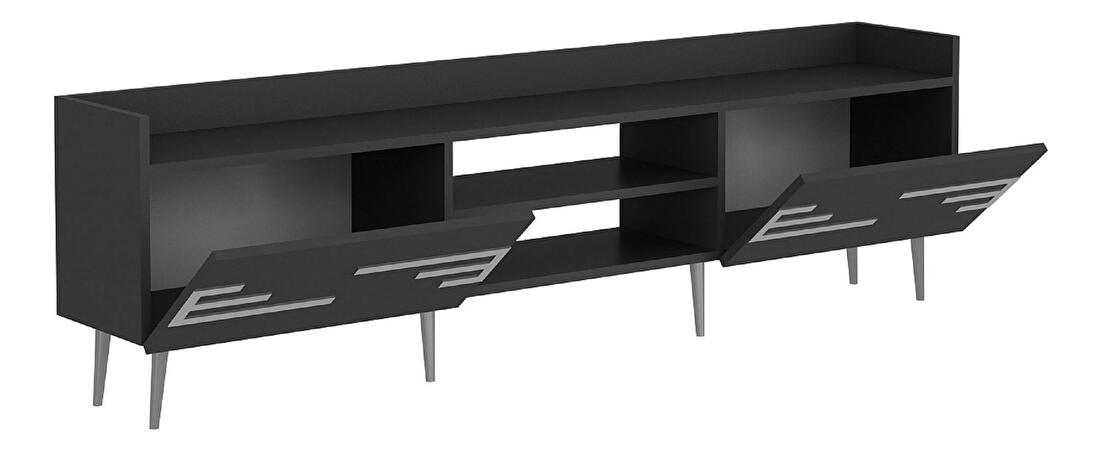 TV asztal/szekrény Tobeke (antracit) 