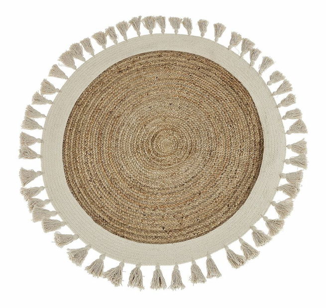 Koberec ⌀ 120 cm Samsu (béžová)