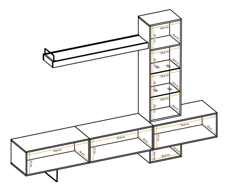 Predsoblje Macaro ANASL MC1+P