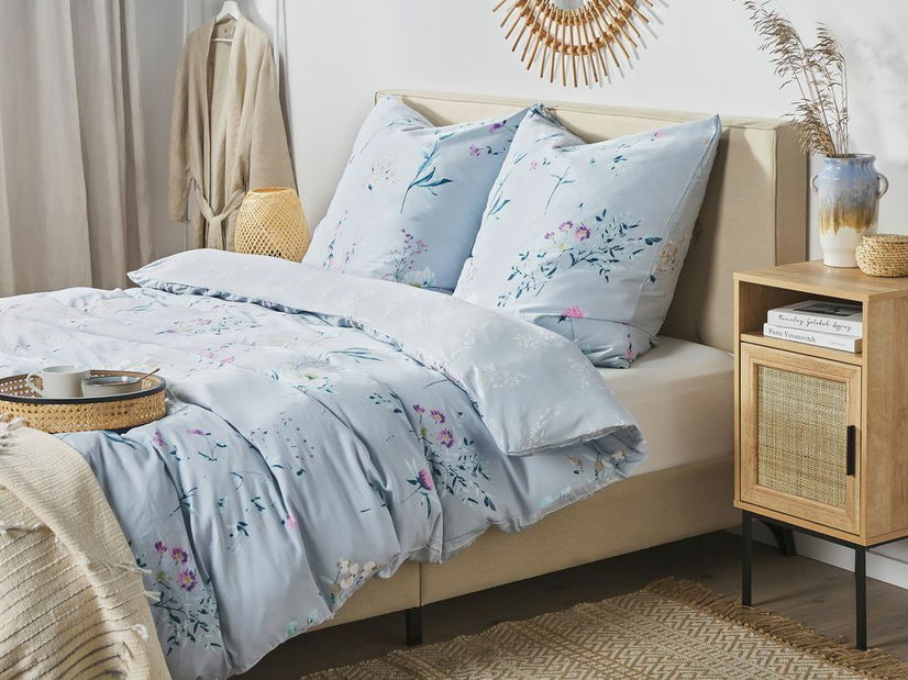 Posteľná bielizeň 135 x 200 cm Ernest (modrá) (komplet s obliečkami na vankúš)