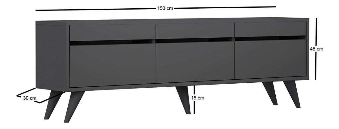 TV stolić/ormarić Siluke (antracit) 