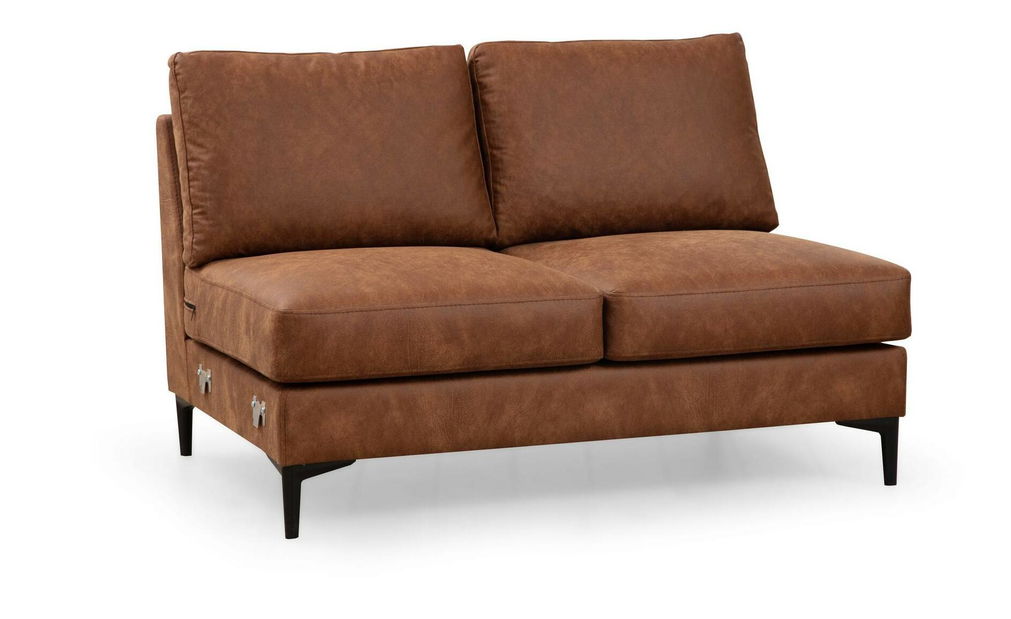 Colțar în formă de U Portobeno 2 (Portocaliu închis + negru)