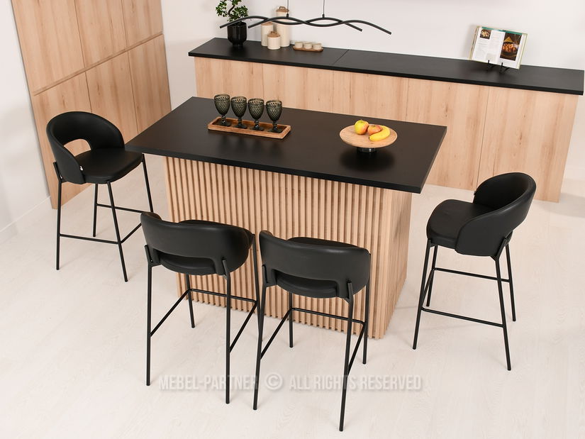 Scaun Gustav (negru)