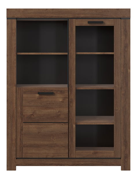 Vitrin Britt 2D1W (barna tölgy)