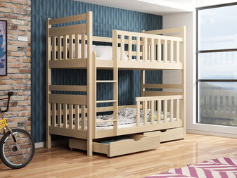 Pat etajat Mikael (borovica) (90x190cm)