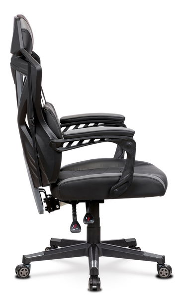 Fotoliu de birou/gaming Yarbun-Y322-GREY (Negru + Gri)