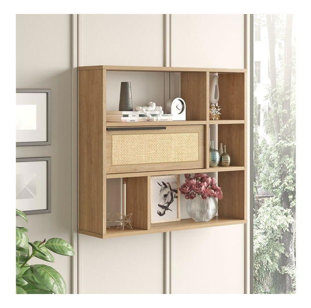 Poliță Nimelo 8 (nuc + stejar)