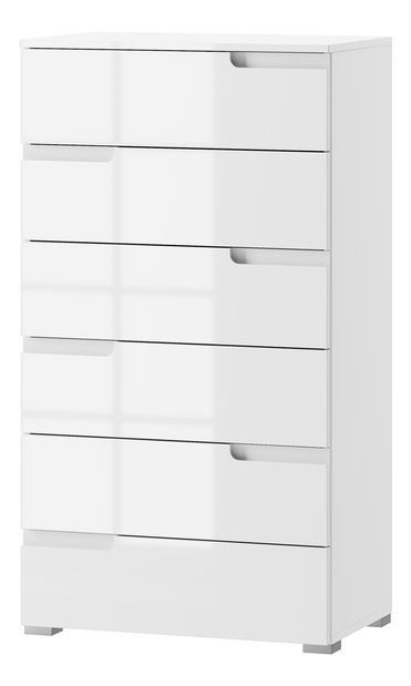 Komoda Sallosa 3 (bijela + bijeli sjaj)