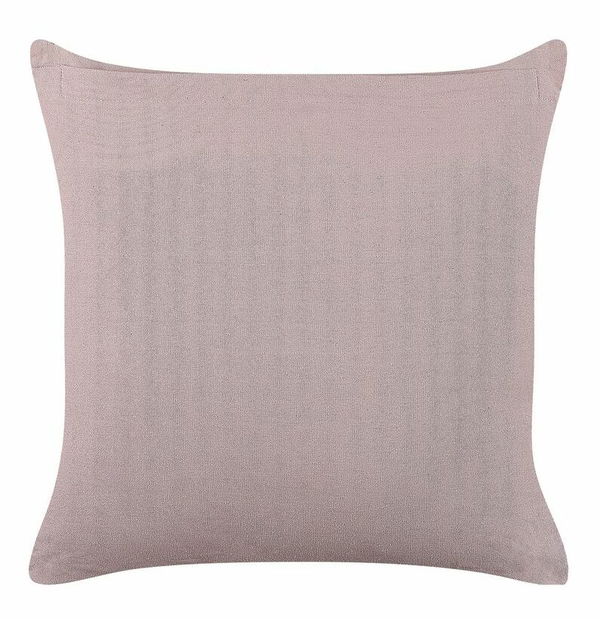 Sada 2 ozdobných vankúšov 45 x 45 cm Lark (ružová)