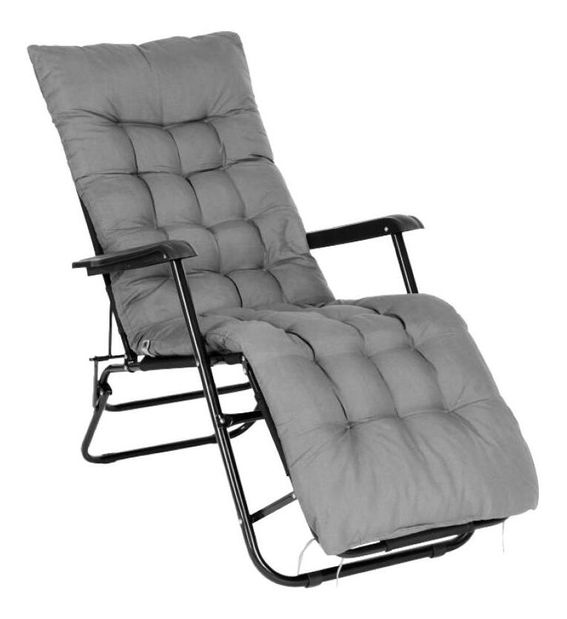 Jastuk za vrtnu ležaljku Gotica (siva) 