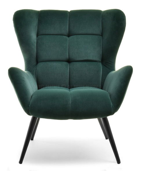 Fotelja Kikino (zelena + crna)