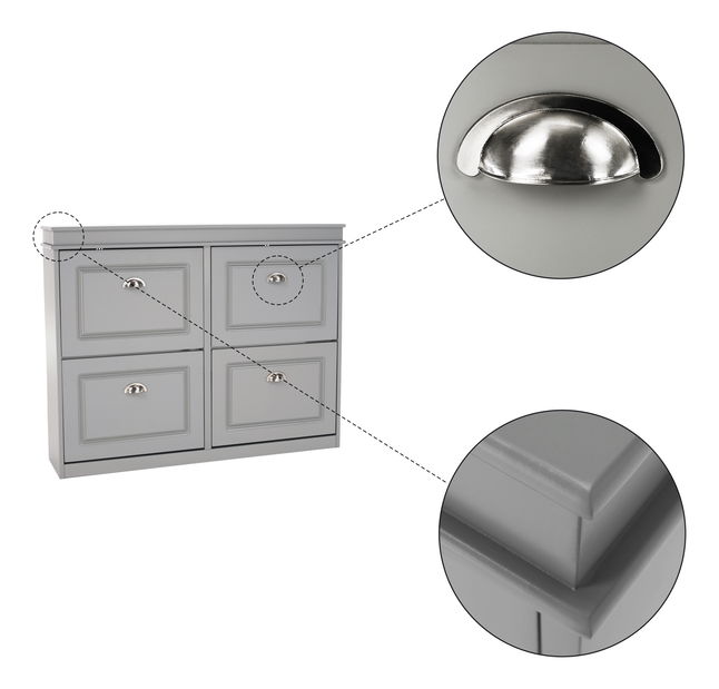 Botník Epery TYP 5 (sivá)