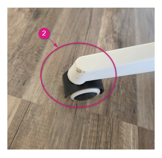 Fotoliu birou Yuky (negru)