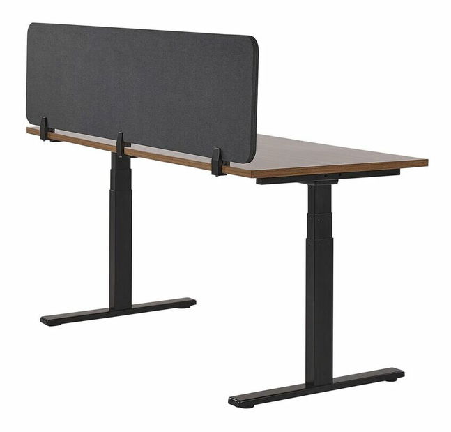 Separator masă de lucru 180x40 cm Whitley (gri închis)