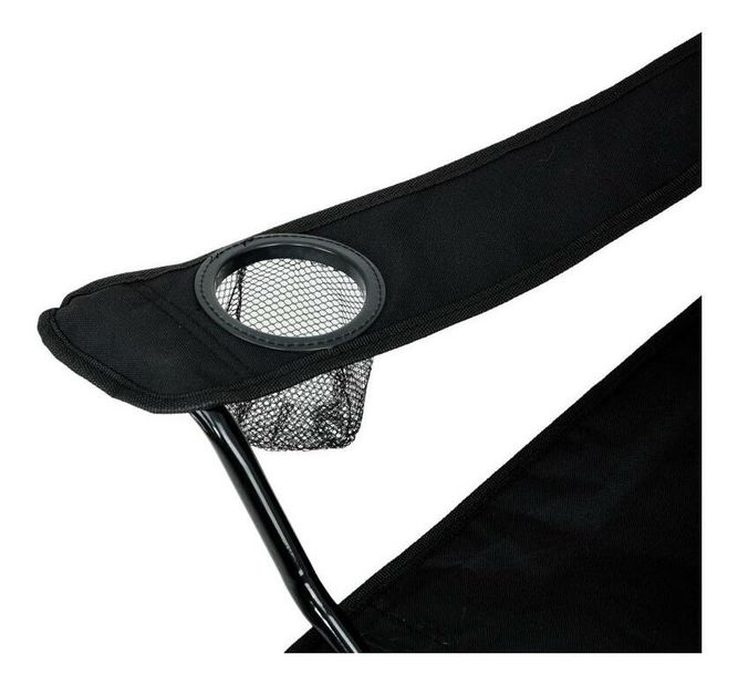 Scaun pentru camping Antler (Negru)