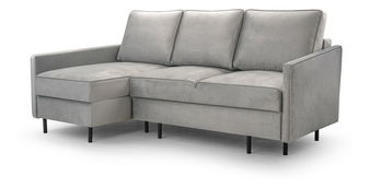 Sarokkanapé Robia (L) (világosszürke)