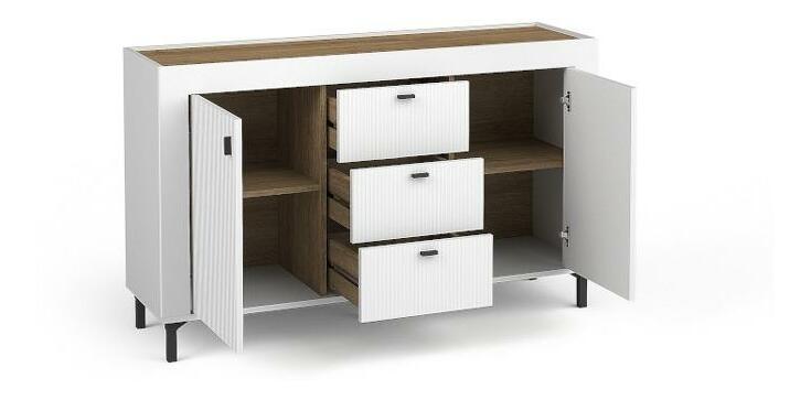 Komoda Mossana MO6 (biela)