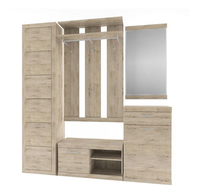 Skrinka do predsiene Oscroft 1D/90 (dub san remo)