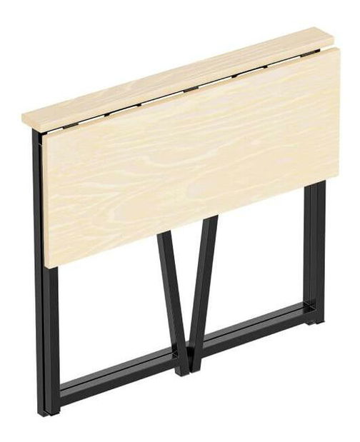 PC stolík Legend 1.5 (čierna + prírodná)