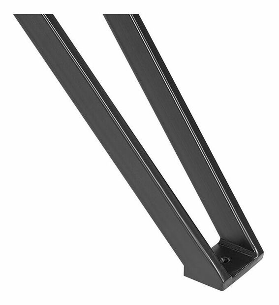 Masă sufragerie BANOLA (negru) (pentru 6 persoane)