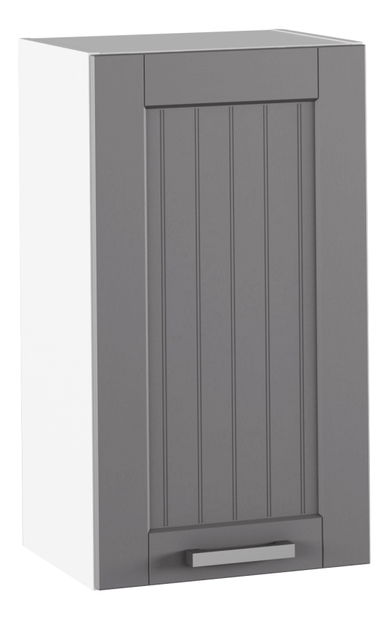 Felső konyhaszekrény Janne Typ 4 (sötétszürke + fehér)