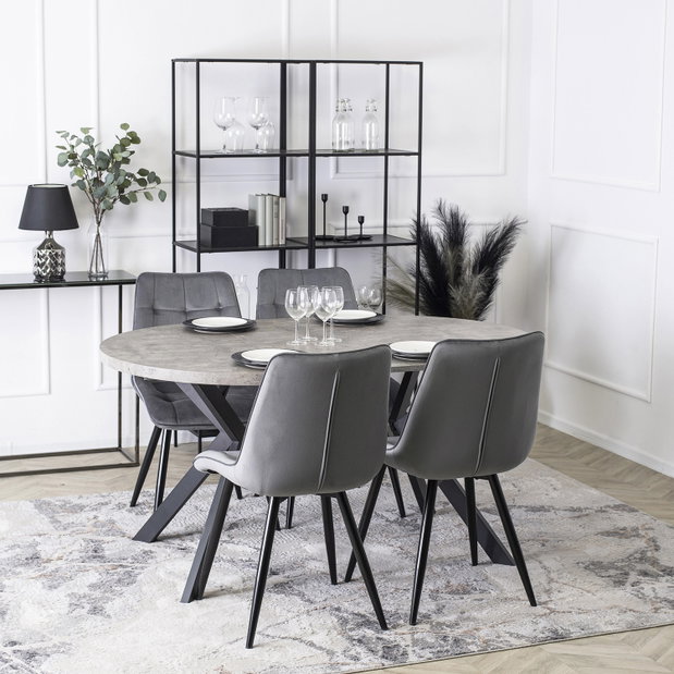Blagovaonska stolica Rango (siva) 