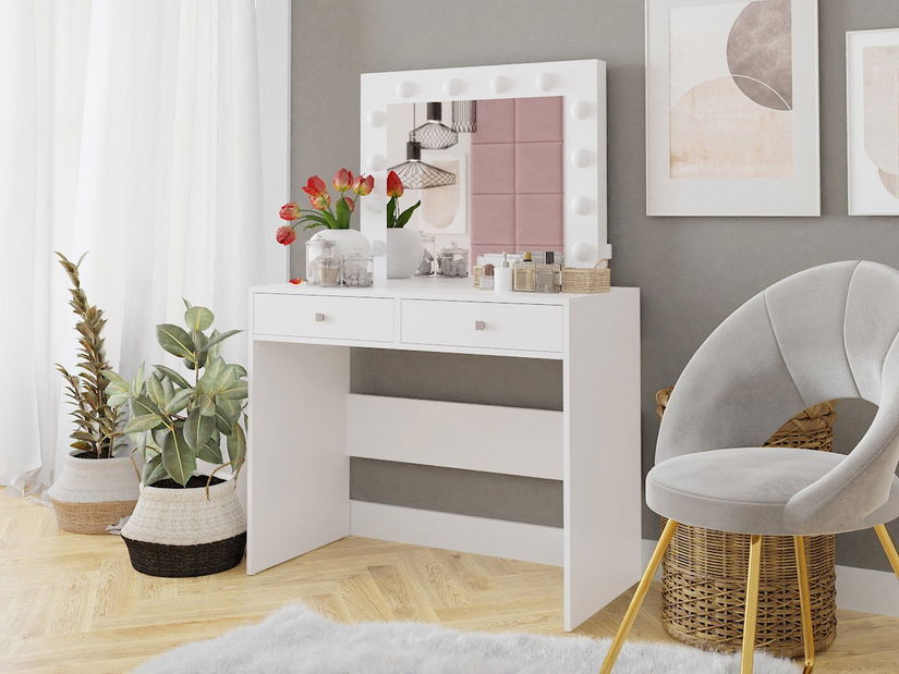 Toaletni stolić s rasvjetom Thaddeus (bijela)