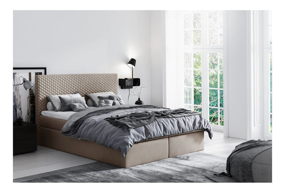 Franciaágy 180 cm Maridos (cappuccino)