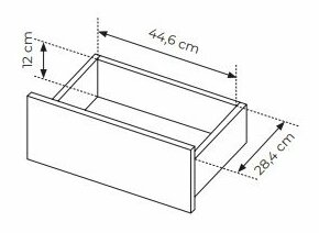 Komód Danton 2DS (bézs)
