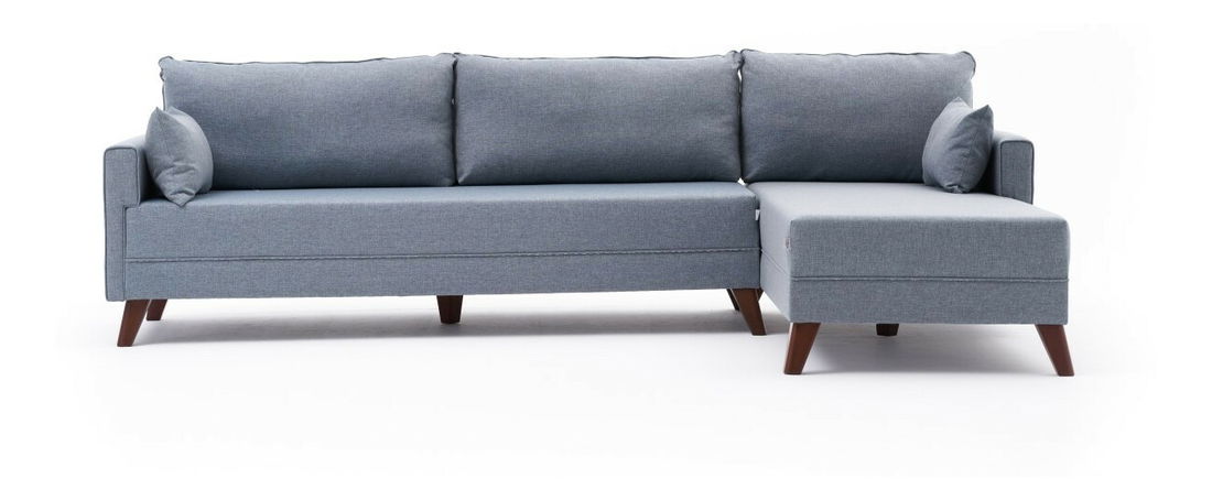 Canapea extensibilă Bellina 1 (albastru) (D)