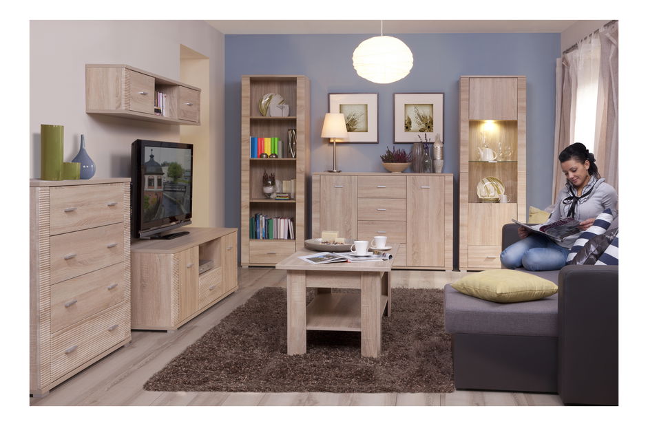 Stolić za kavu Gwenn 110 (hrast sonoma) *trgovina