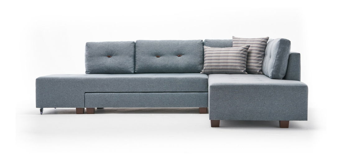 Colțar Madagascar (D) (Albastru deschis)