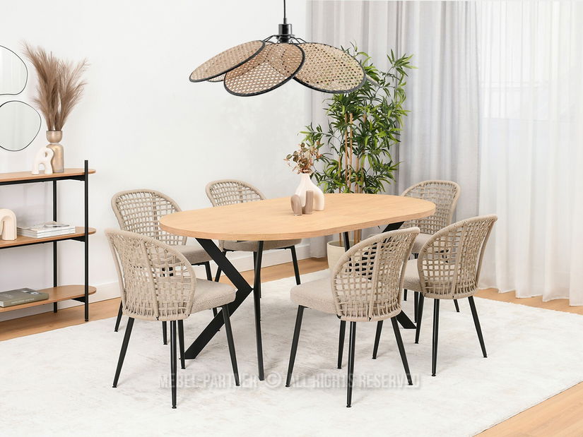 Szék Moen (bézs + fekete)