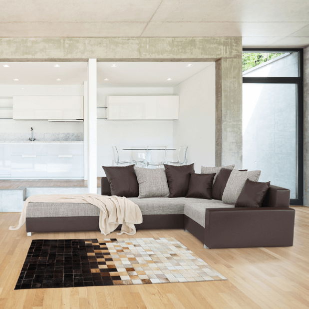 Colțar Pitton New Maro (S) (cu taburete)