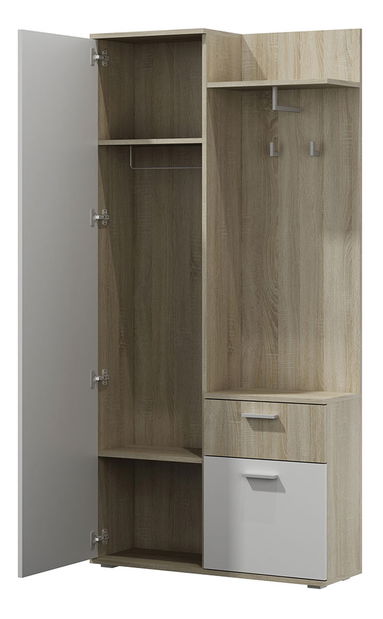 Ormar za predsoblje Climax (trufla + bijela)