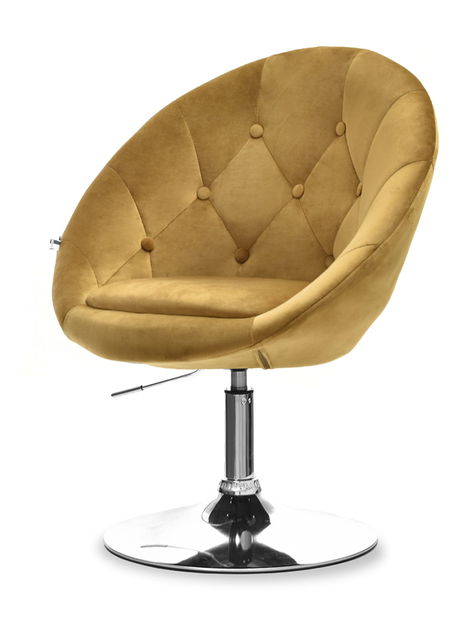 Fotel Lush 3 (arany + arany)