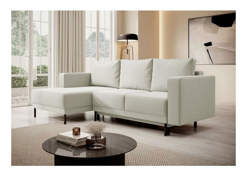 Sarokkanapé Rodriguez mini (B) (bézs + fekete) 