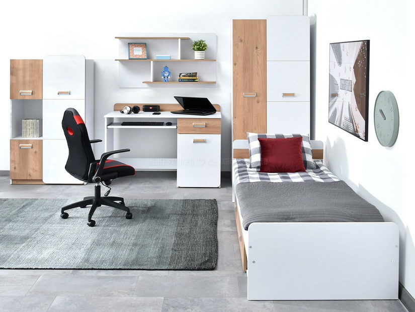 Mobilier cameră studenți Clerigo 04 (alb)