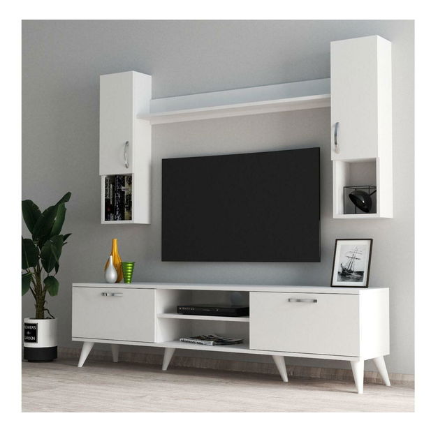 Obývacia stena Lavune 3 (biela) 