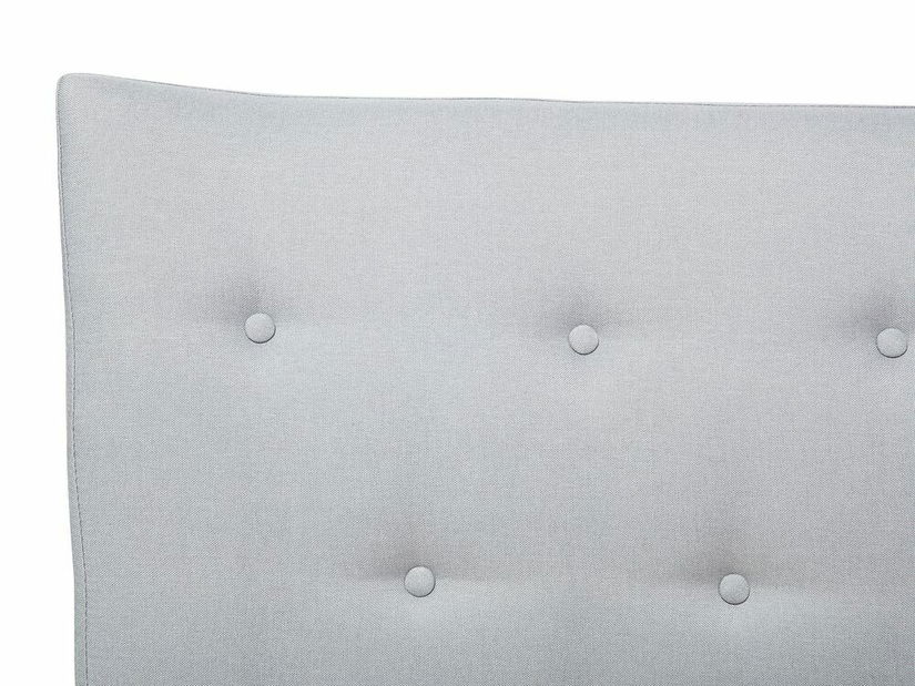 Franciaágy 140 cm SANTORI (ágyráccsal) (szürke)