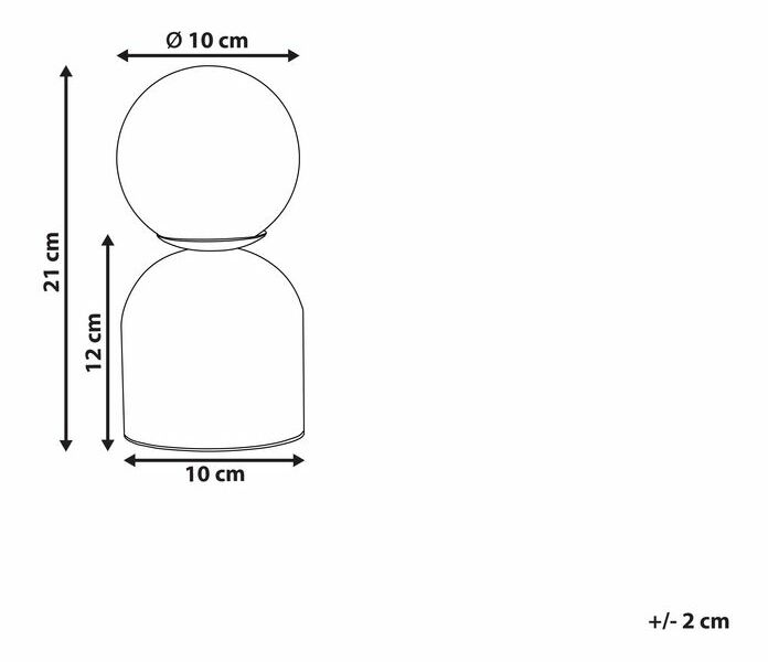 Asztali lámpa Kiwza (fehér)
