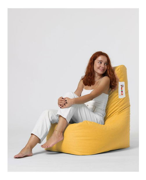 Fotoliu puf Dust (Galben)