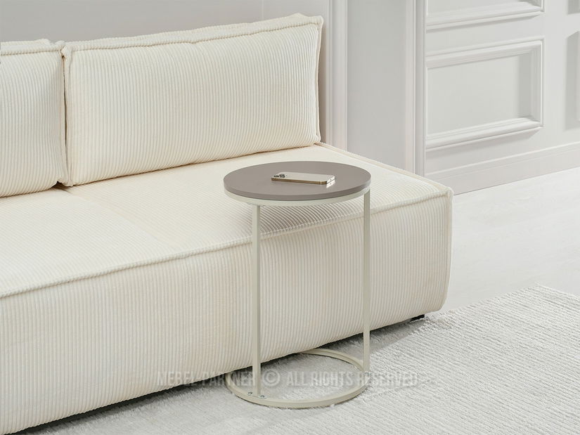 Konferenčný stolík Corden (béžová + krémová)