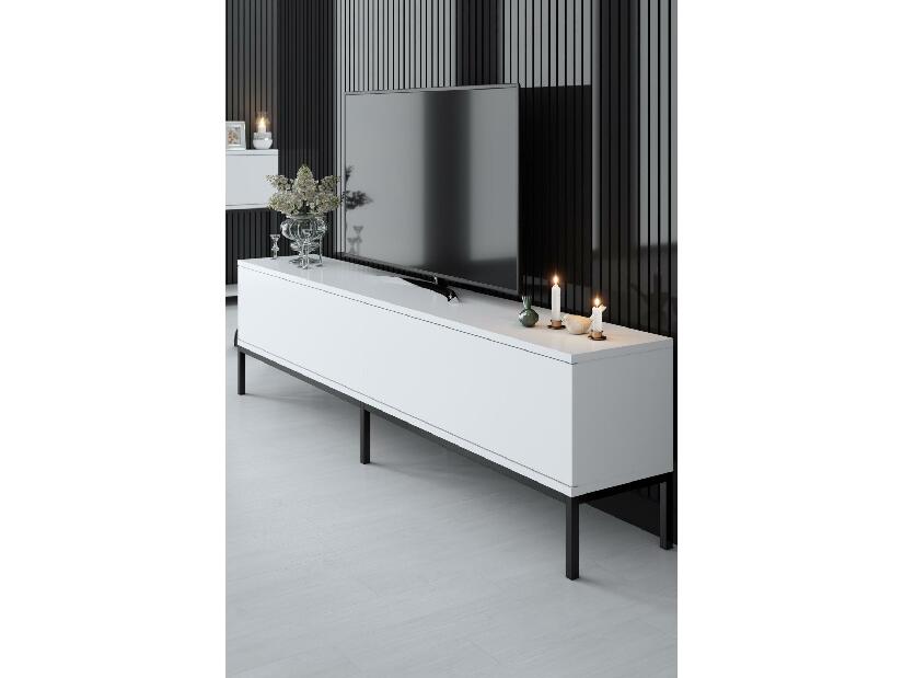 TV asztal/szekrény Vibubi 2 (fekete + fehér) 
