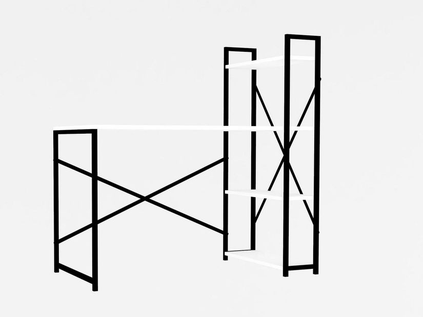 PC asztal Kulevu (fehér) 