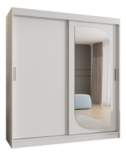 Ormar za garderobu 180 cm Lulu (bijela)